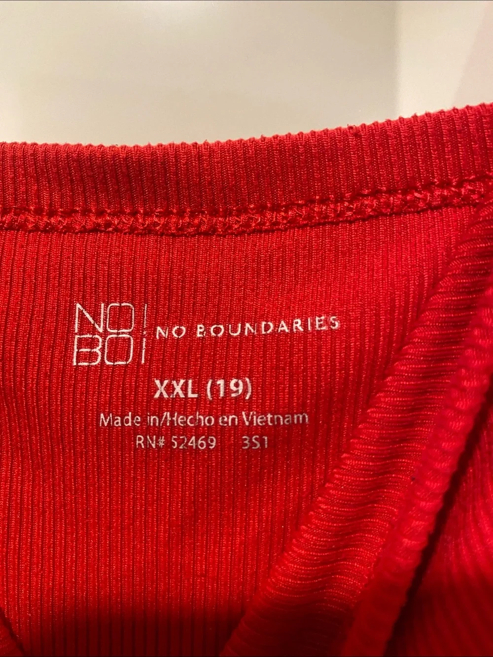 Bundle of (2) size XXL (19) No Boundaries tank tops good condition